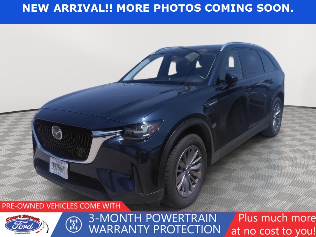 Deep Crystal Blue Mica 2025 Mazda CX-90 3.3 Turbo Preferred AWD SUV / Crossover All-Wheel Drive Automatic