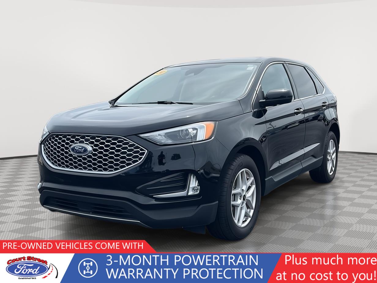 Agate Black 2024 Ford Edge SEL AWD SUV / Crossover All-Wheel Drive 8-Speed Automatic