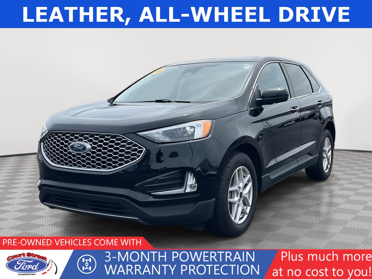 Agate Black 2024 Ford Edge SEL AWD SUV / Crossover All-Wheel Drive 8-Speed Automatic