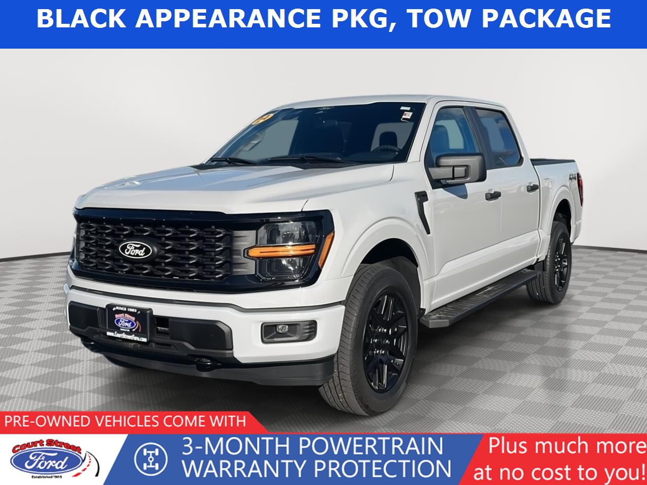 Avalanche Gray 2024 Ford F-150 Pickup Truck Four-Wheel Drive Automatic