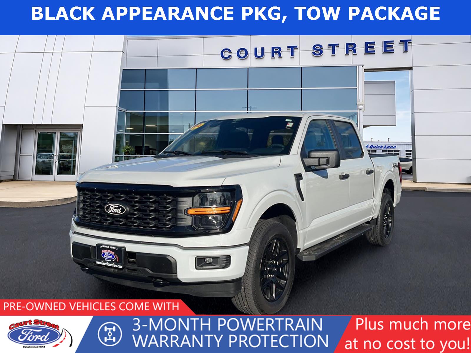 Avalanche Gray 2024 Ford F-150 Pickup Truck Four-Wheel Drive Automatic