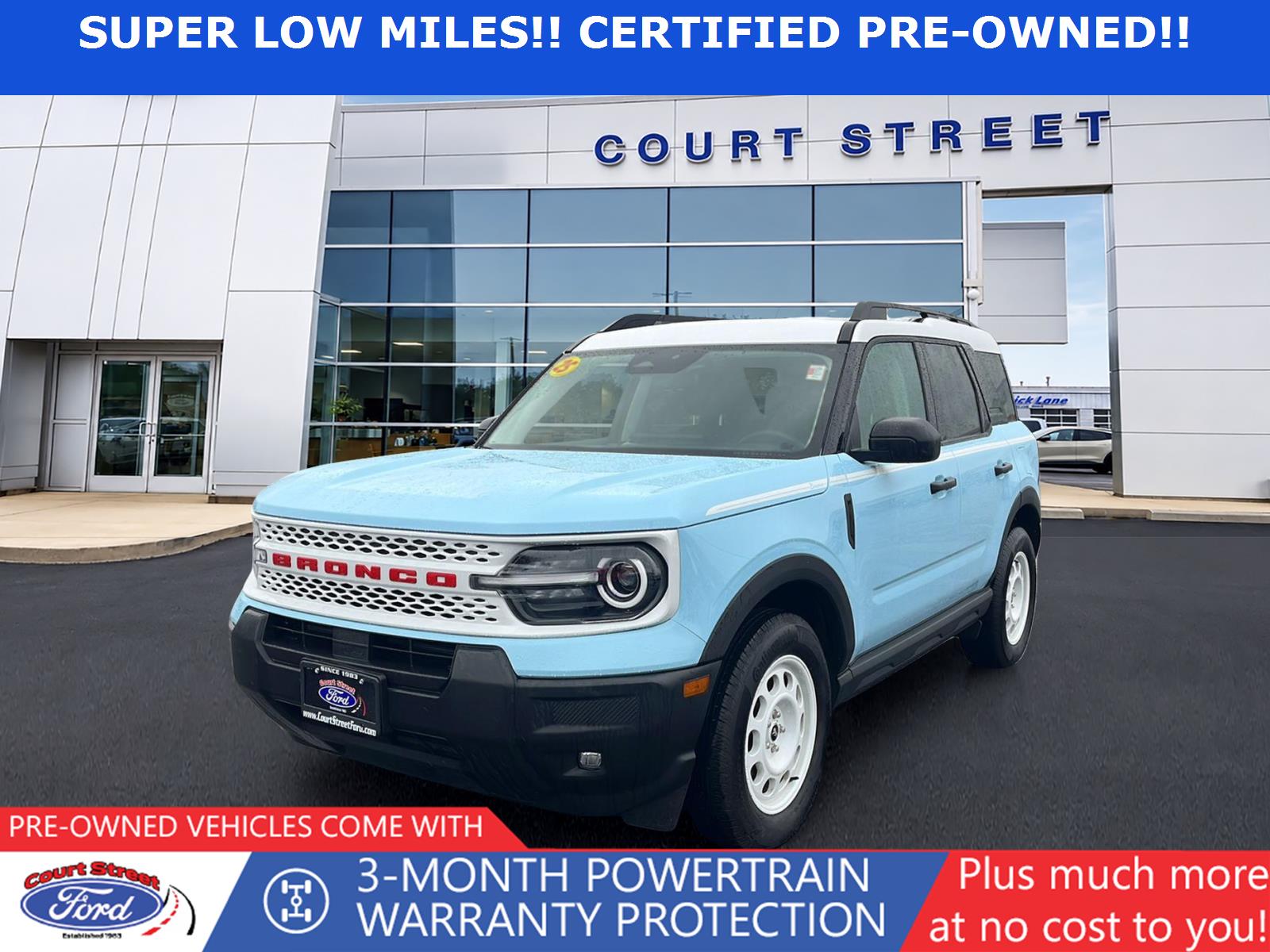 Robins Egg Blue 2025 Ford Bronco Sport SUV / Crossover All-Wheel Drive 8-Speed Automatic