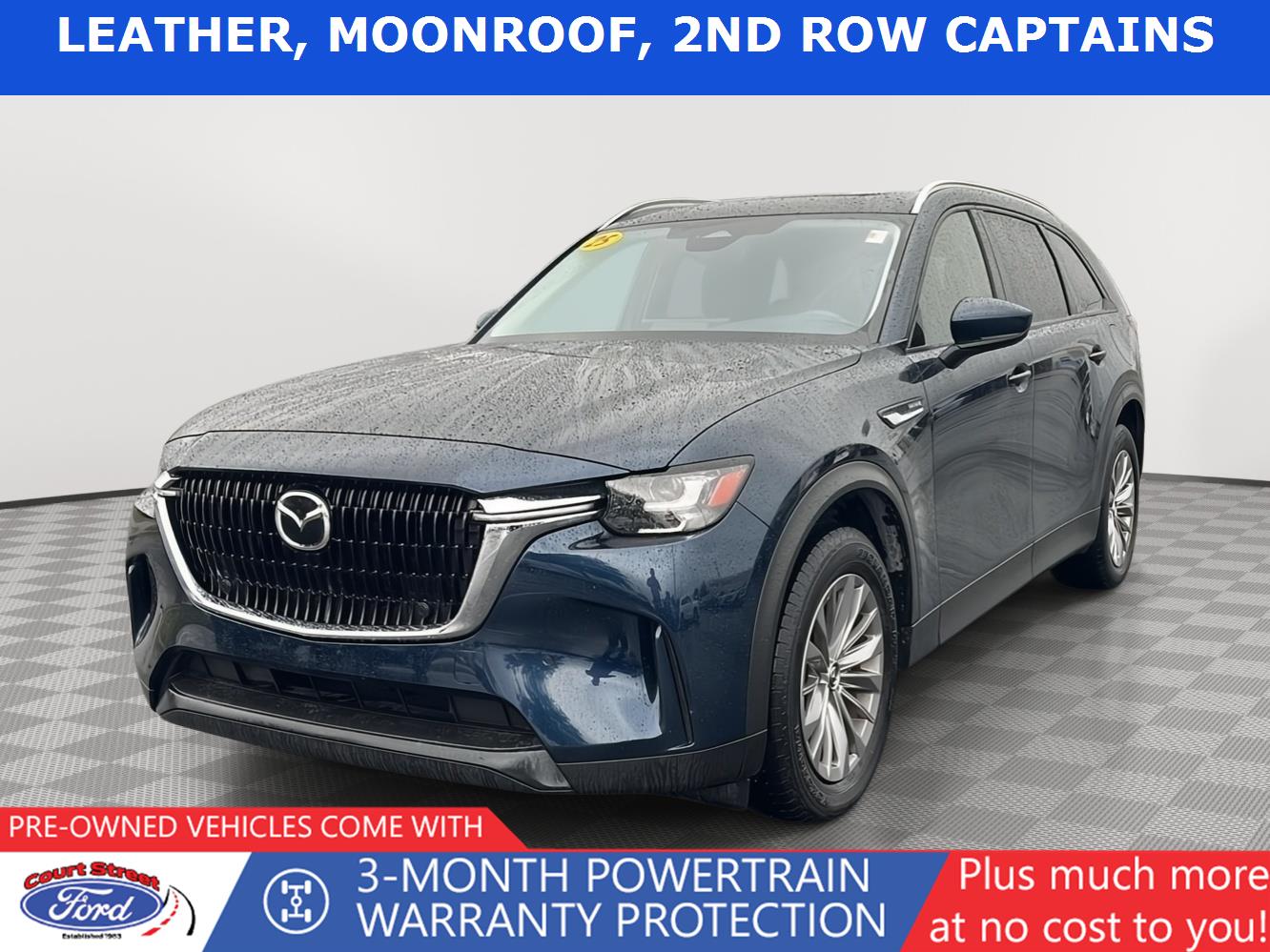 Deep Crystal Blue Mica 2025 Mazda CX-90 SUV / Crossover All-Wheel Drive Automatic