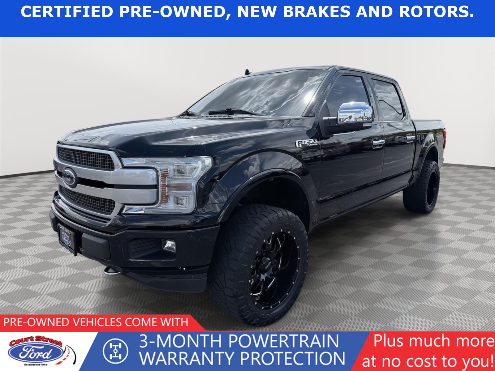 Shadow Black 2018 Ford F-150 Pickup Truck Four-Wheel Drive Automatic