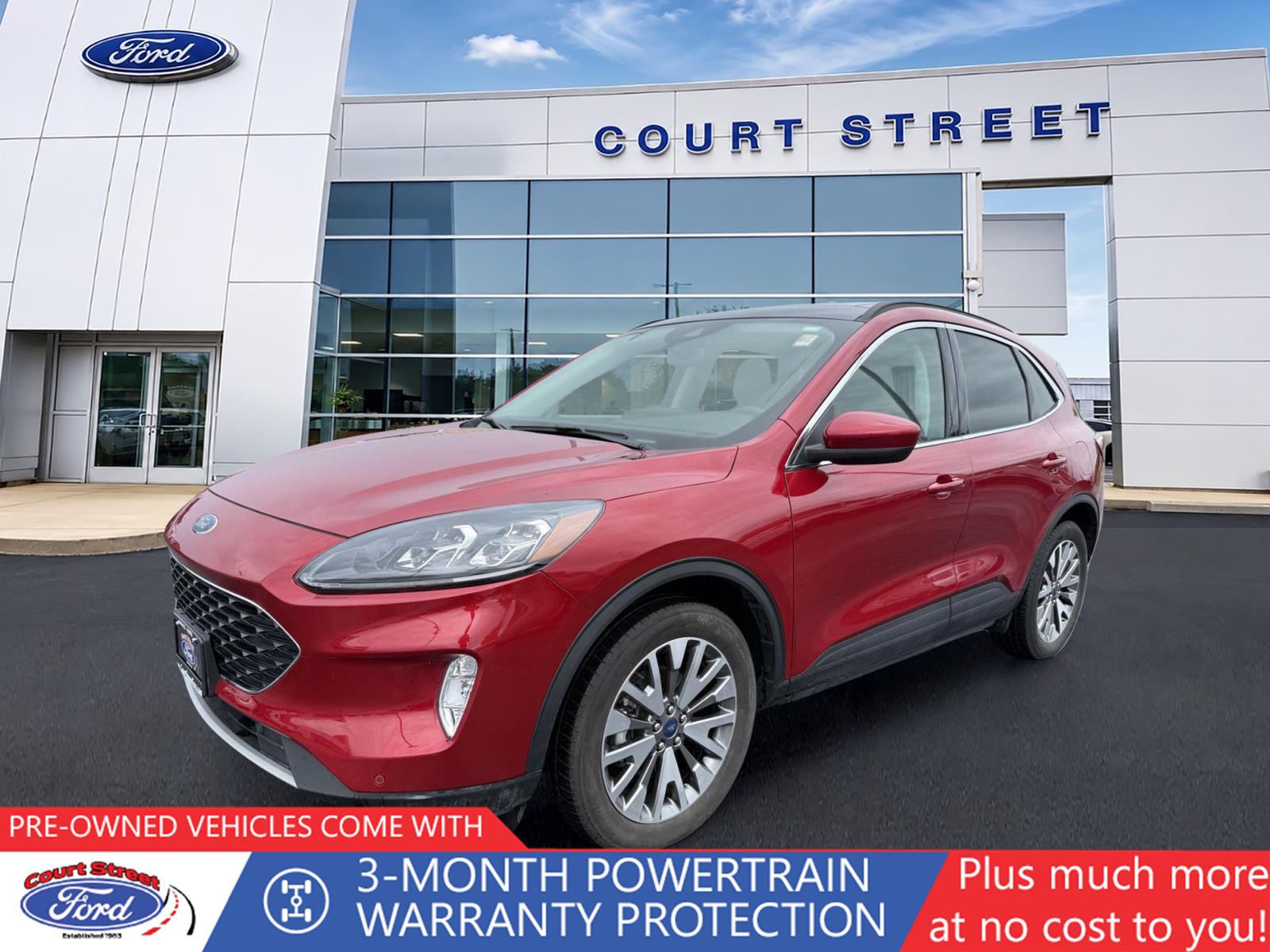 Rapid Red Metallic Tinted Clearcoat 2022 Ford Escape SUV / Crossover All-Wheel Drive 8-Speed Automatic