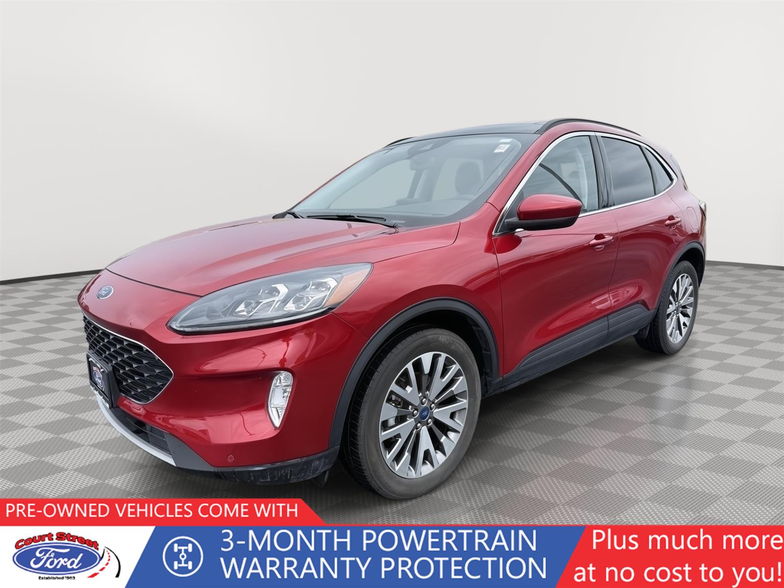 Rapid Red Metallic Tinted Clearcoat 2022 Ford Escape SUV / Crossover All-Wheel Drive 8-Speed Automatic