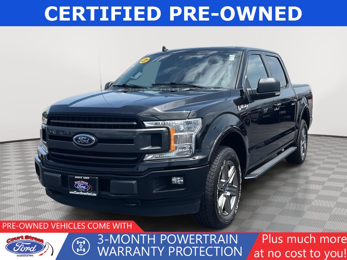 Agate Black Metallic 2020 Ford F-150 Pickup Truck Four-Wheel Drive 6-Speed Automatic