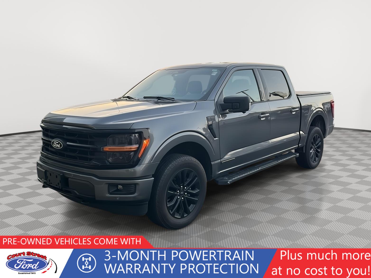Carbonized Gray 2024 Ford F-150 Pickup Truck Four-Wheel Drive Automatic