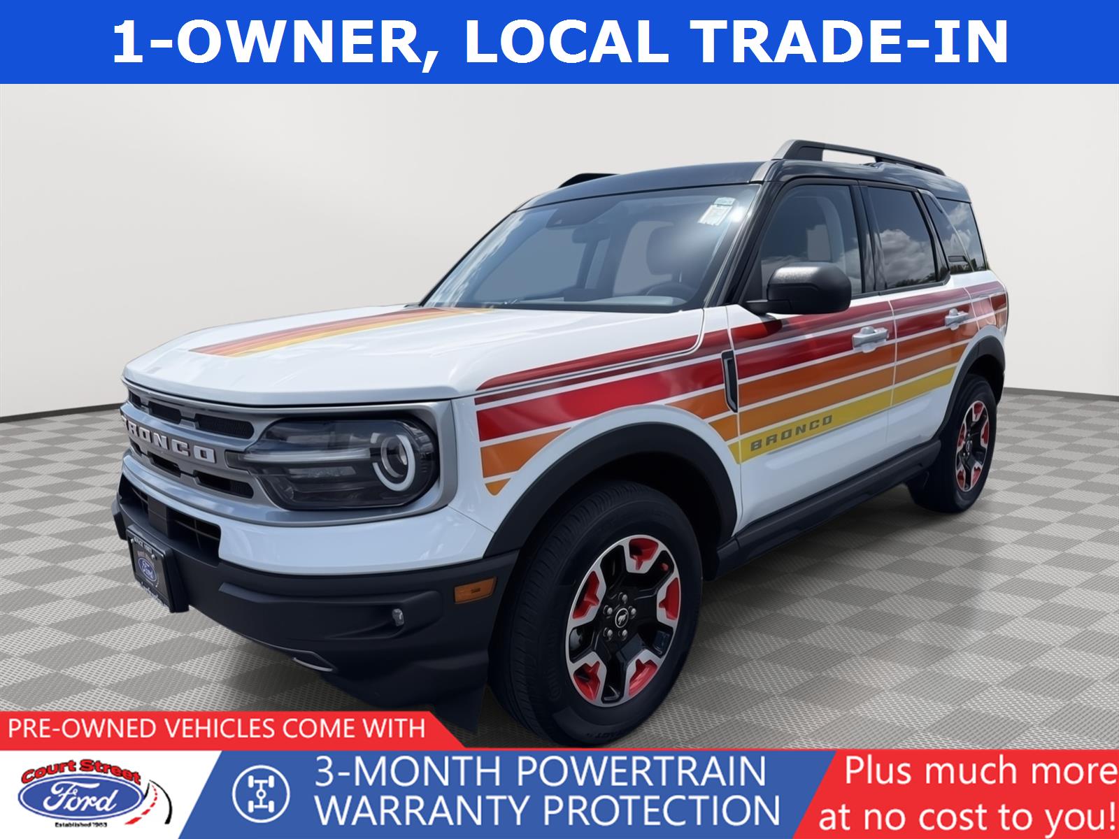 Oxford White 2024 Ford Bronco Sport SUV / Crossover All-Wheel Drive 8-Speed Automatic