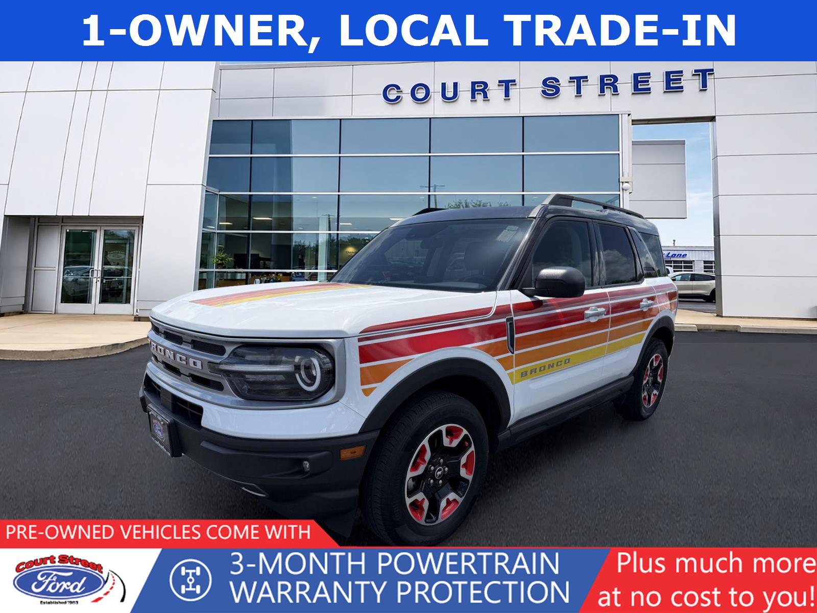 Oxford White 2024 Ford Bronco Sport SUV / Crossover All-Wheel Drive 8-Speed Automatic