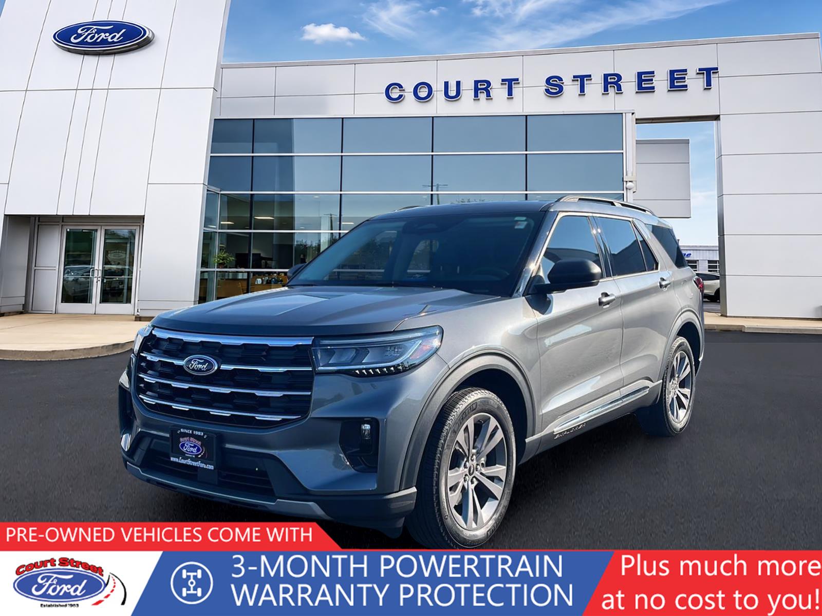Carbonized Gray 2025 Ford Explorer SUV / Crossover All-Wheel Drive Automatic