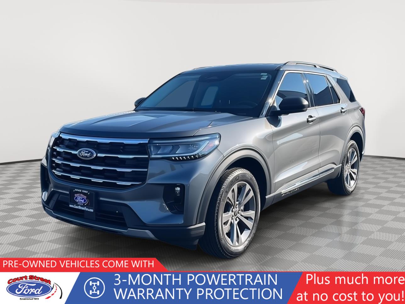 Carbonized Gray 2025 Ford Explorer SUV / Crossover All-Wheel Drive Automatic