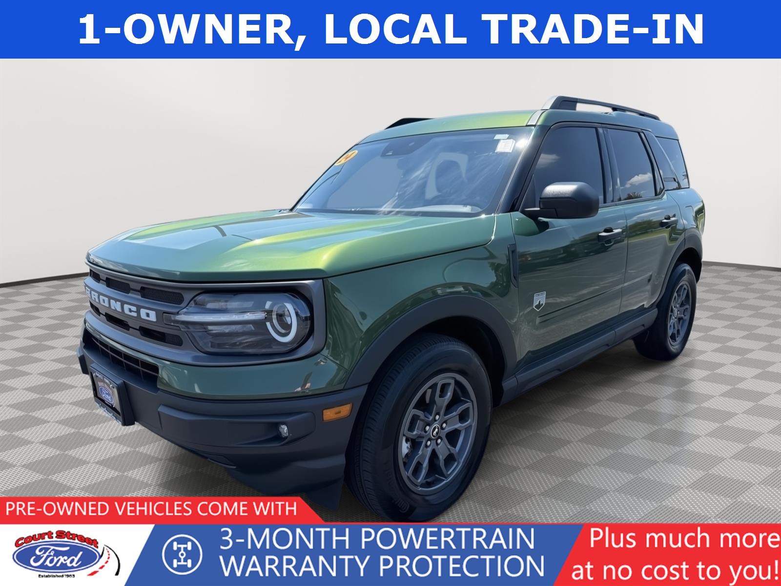 Eruption Green 2024 Ford Bronco Sport SUV / Crossover All-Wheel Drive 8-Speed Automatic