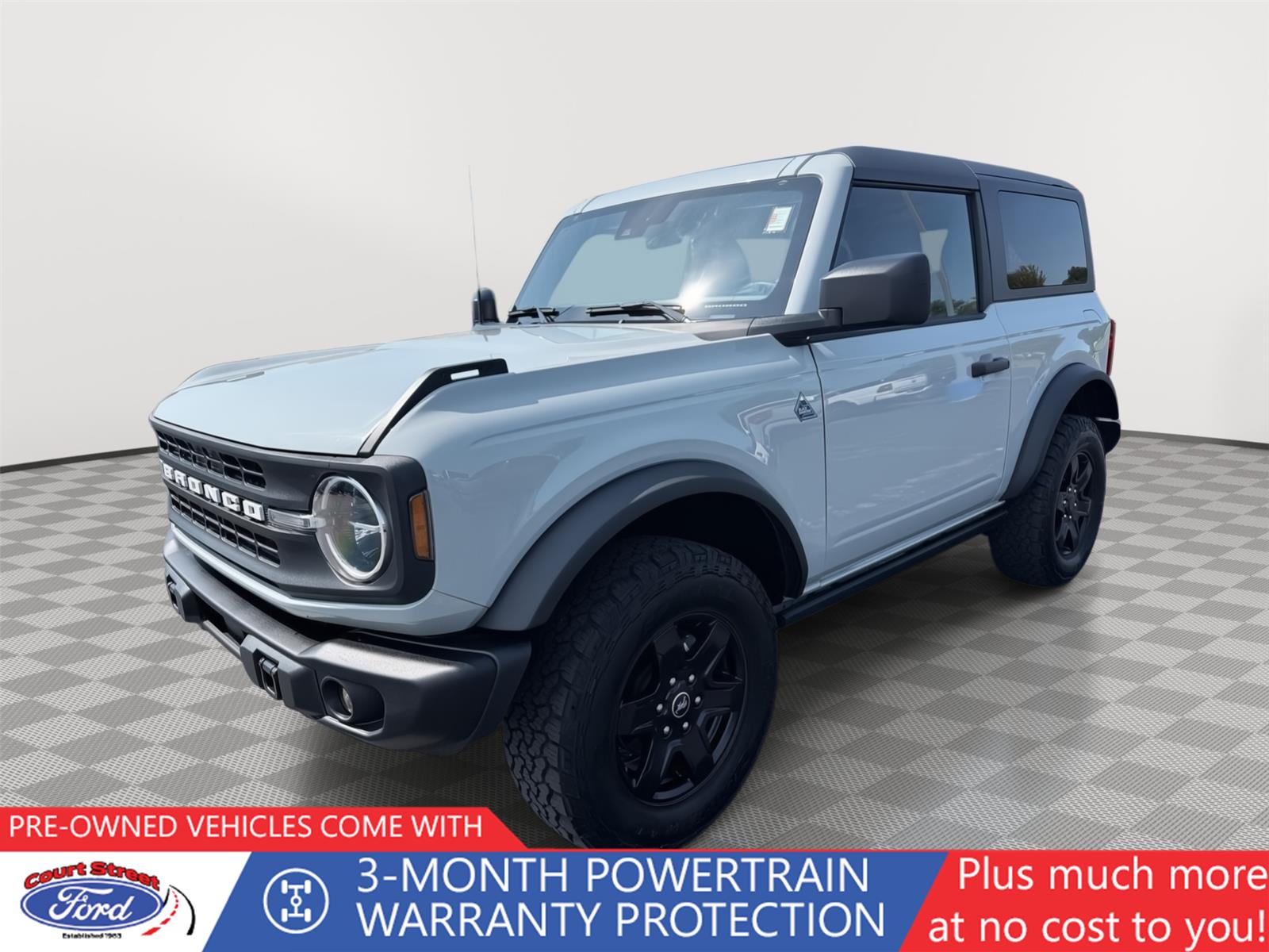 Cactus Gray 2024 Ford Bronco SUV / Crossover Four-Wheel Drive 7-Speed Manual
