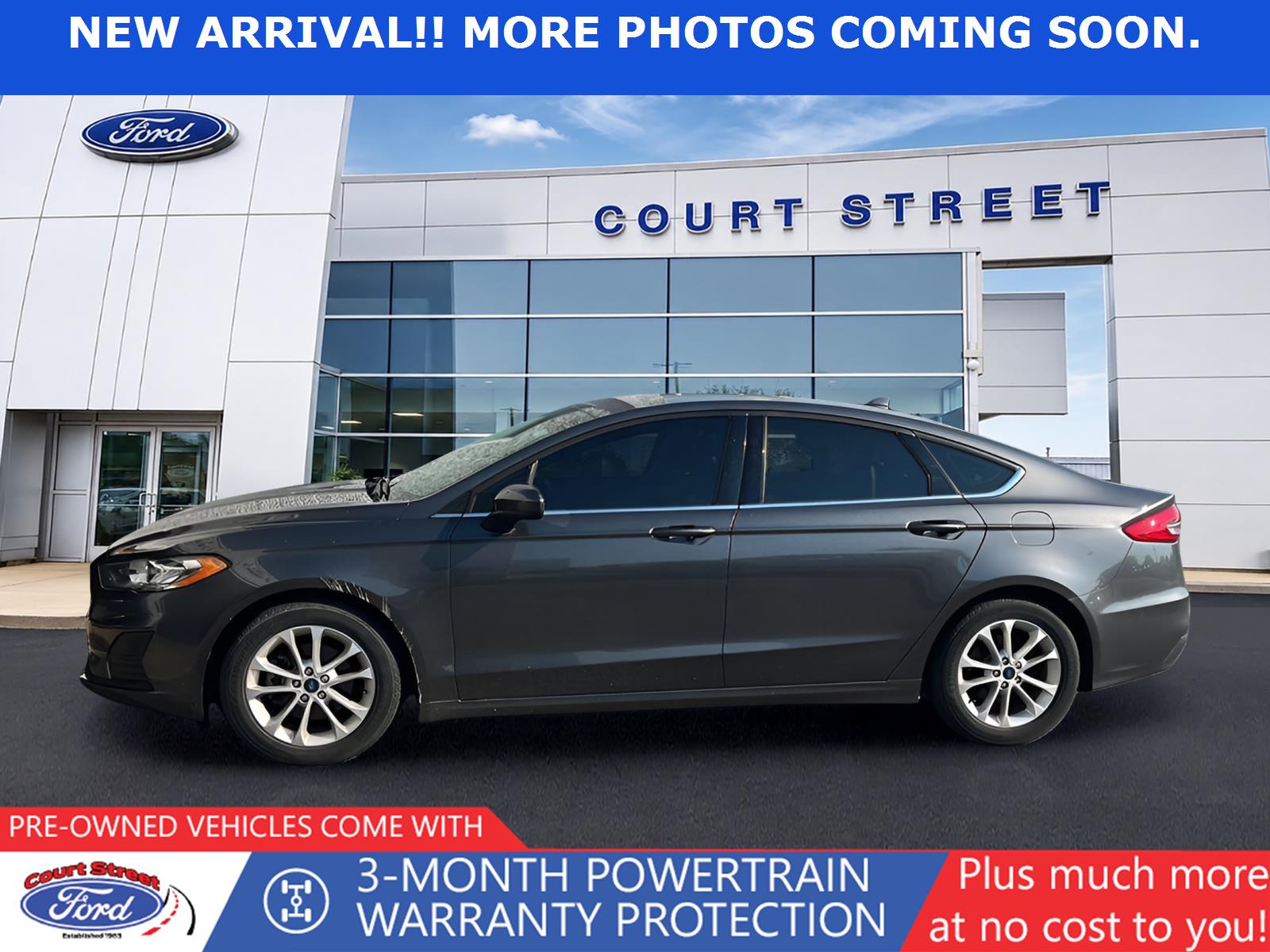 Gray (Magnetic) 2020 Ford Fusion Sedan Front-Wheel Drive 6-Speed Automatic