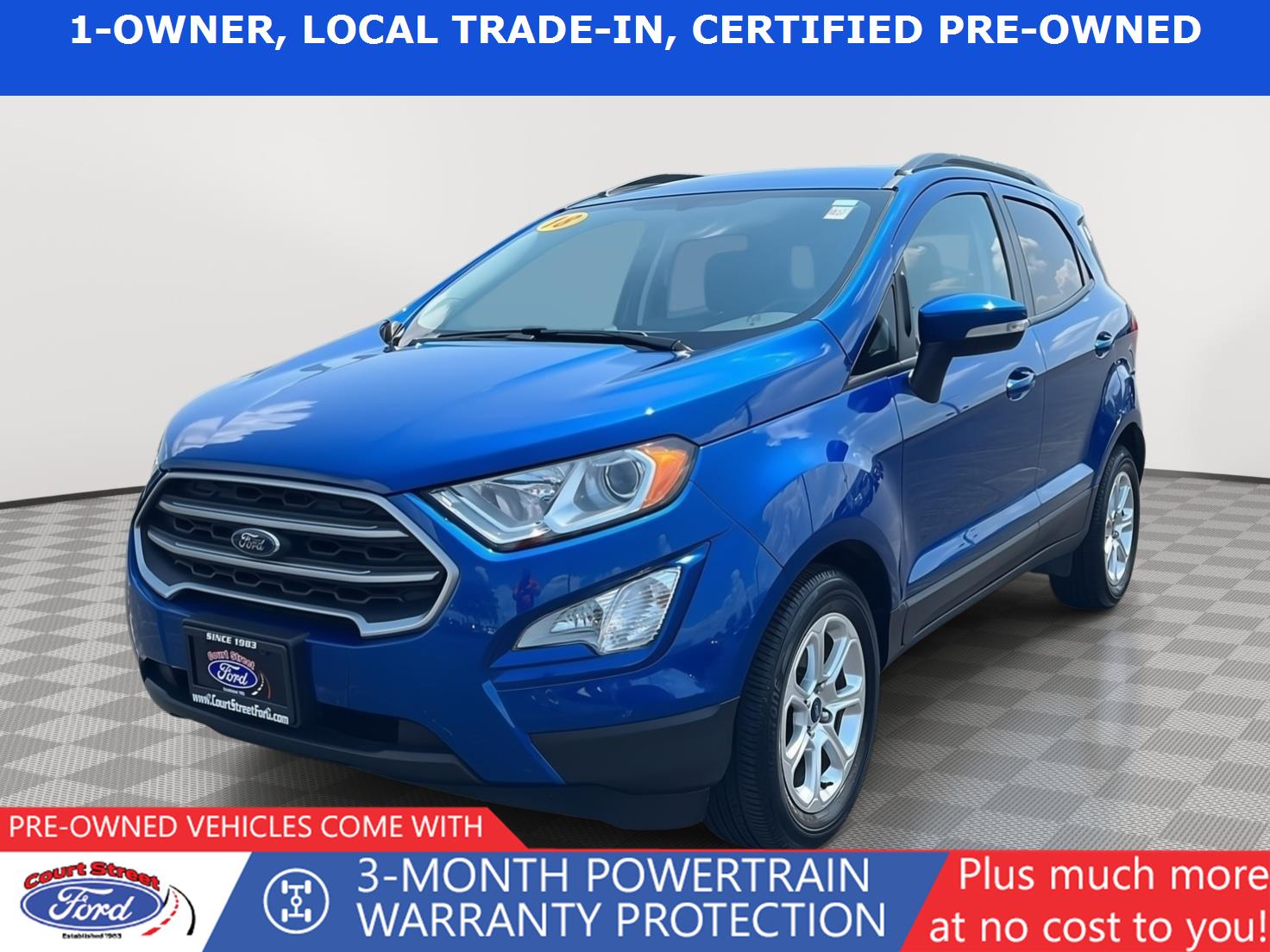 Lightning Blue 2018 Ford EcoSport SUV / Crossover Front-Wheel Drive 6-Speed Automatic