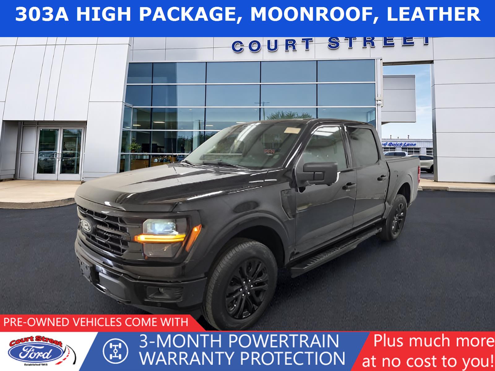 Agate Black 2024 Ford F-150 Pickup Truck Four-Wheel Drive Automatic