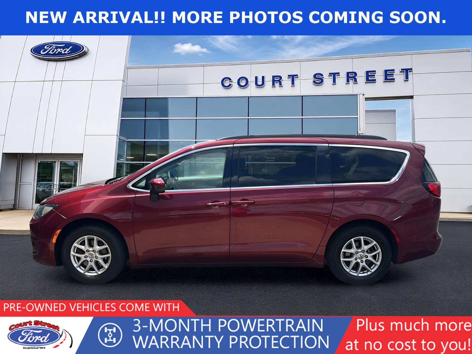 Velvet Red Pearlcoat 2021 Chrysler Voyager Minivan Front-Wheel Drive 9-Speed Automatic