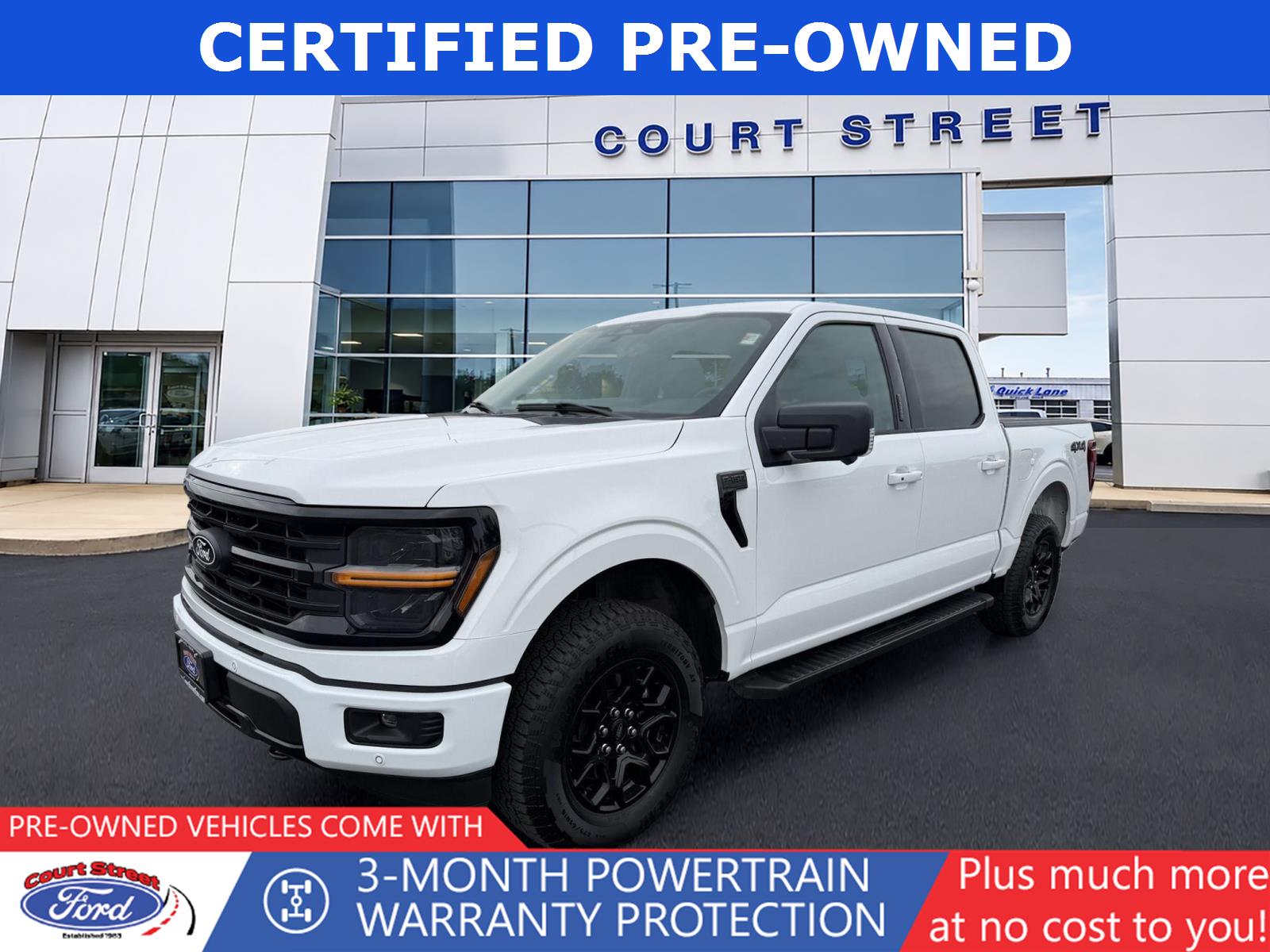 Oxford White 2024 Ford F-150 Pickup Truck Four-Wheel Drive Automatic