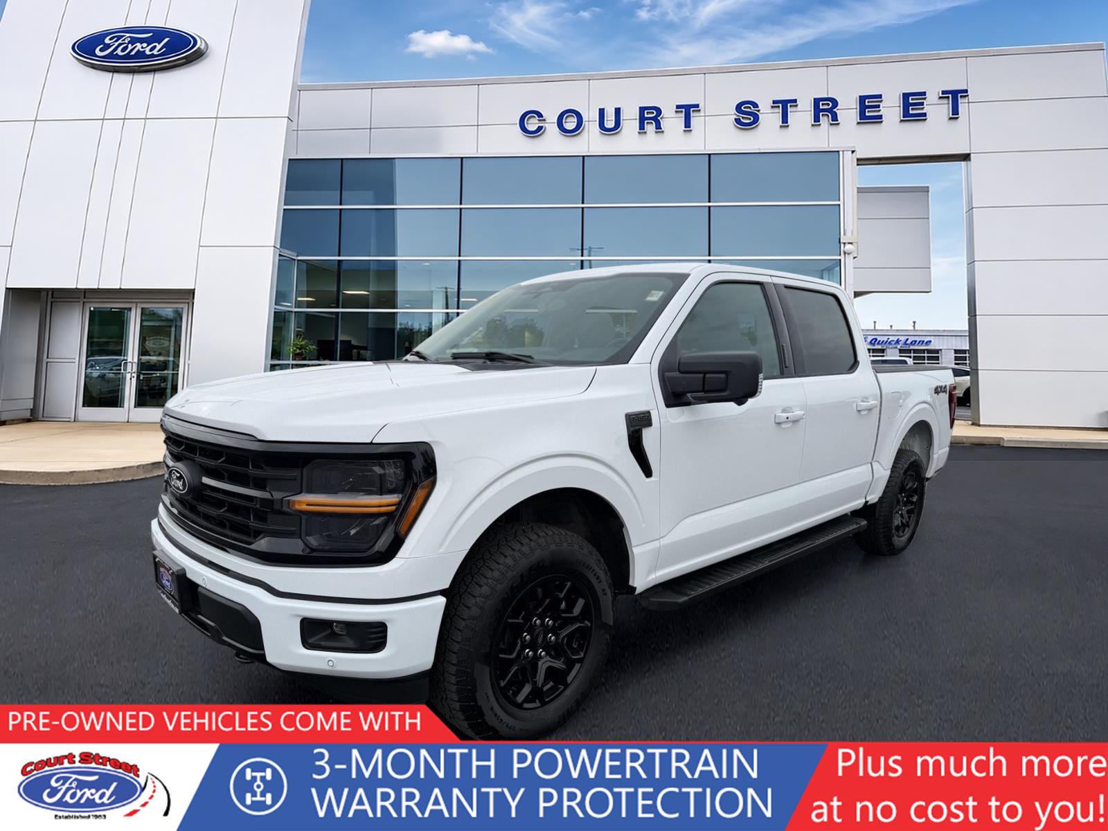 Oxford White 2024 Ford F-150 Pickup Truck Four-Wheel Drive Automatic