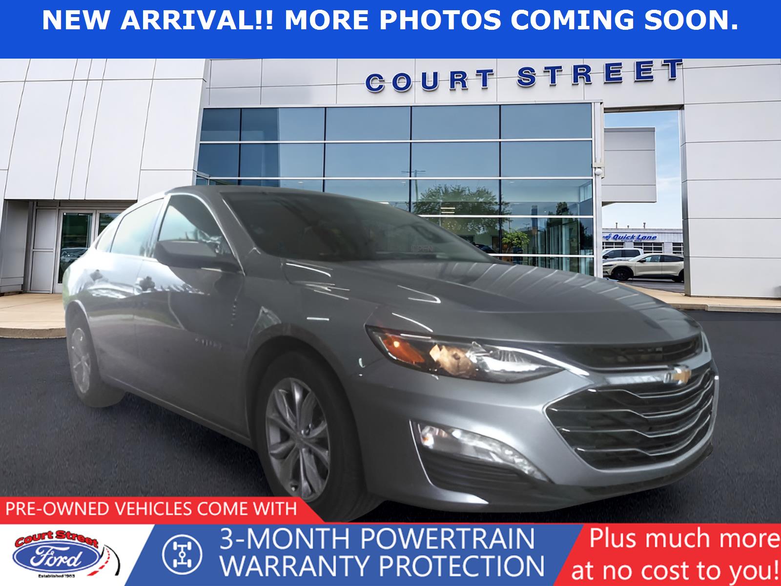 Sterling Gray Metallic 2025 Chevrolet Malibu Sedan Front-Wheel Drive Continuously Variable Transmission