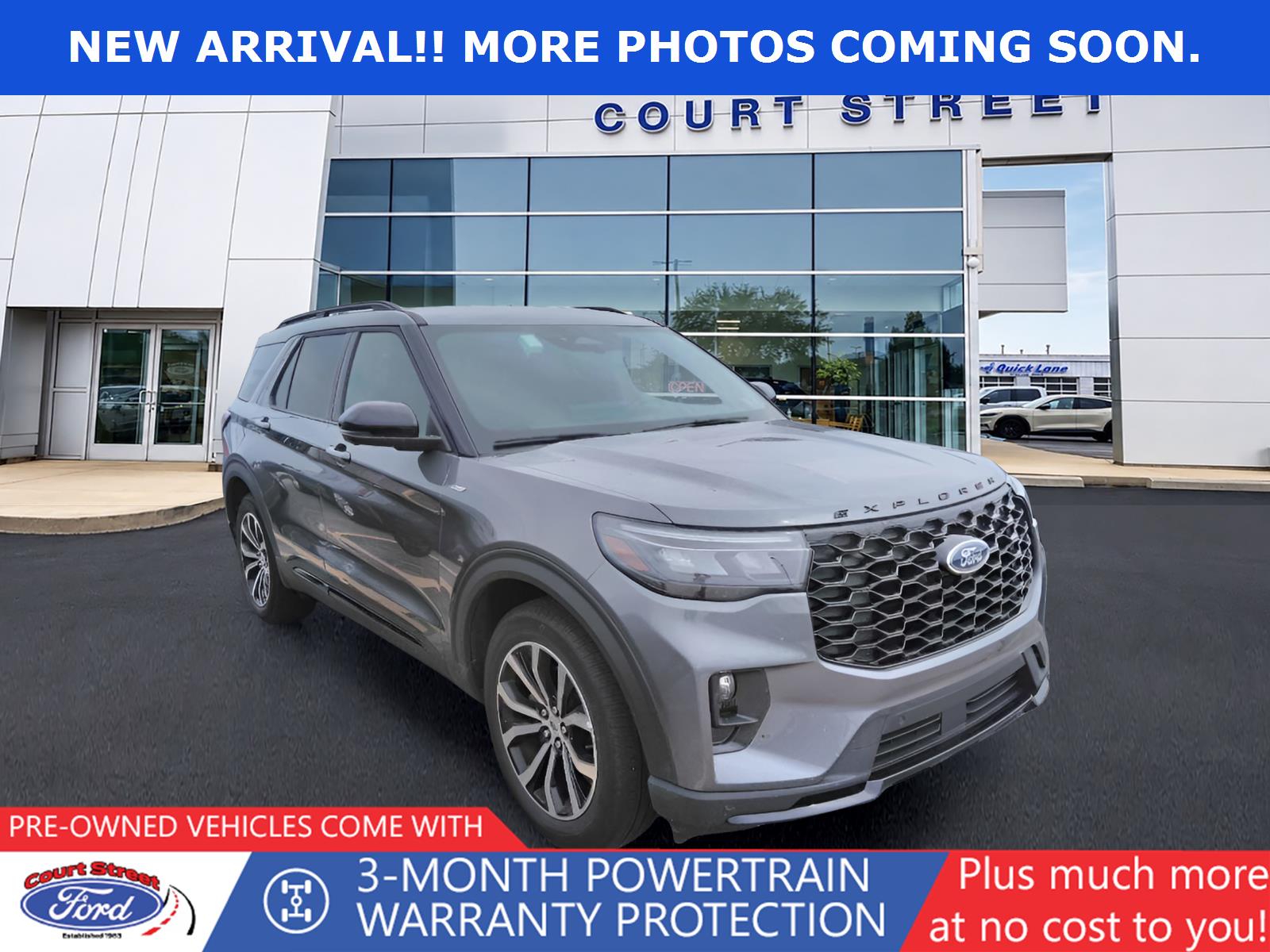 Carbonized Gray 2026 Ford Explorer SUV / Crossover All-Wheel Drive Automatic