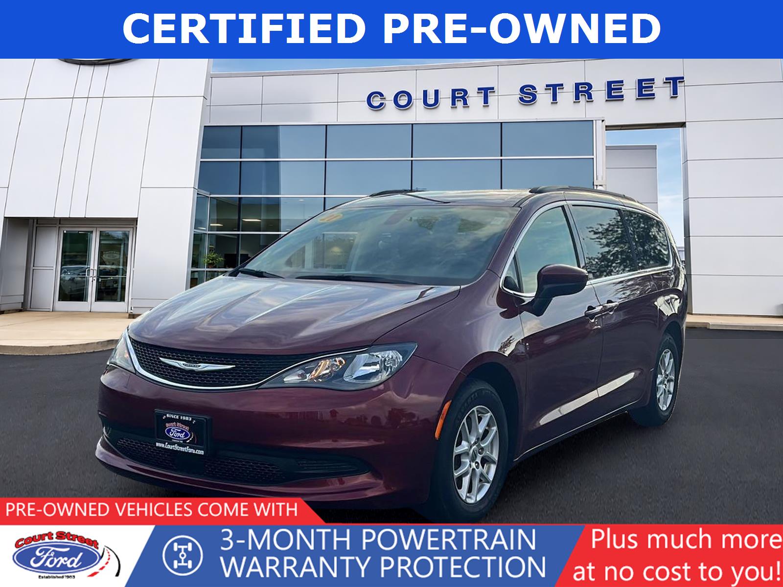 Velvet Red Pearlcoat 2021 Chrysler Voyager Minivan Front-Wheel Drive 9-Speed Automatic