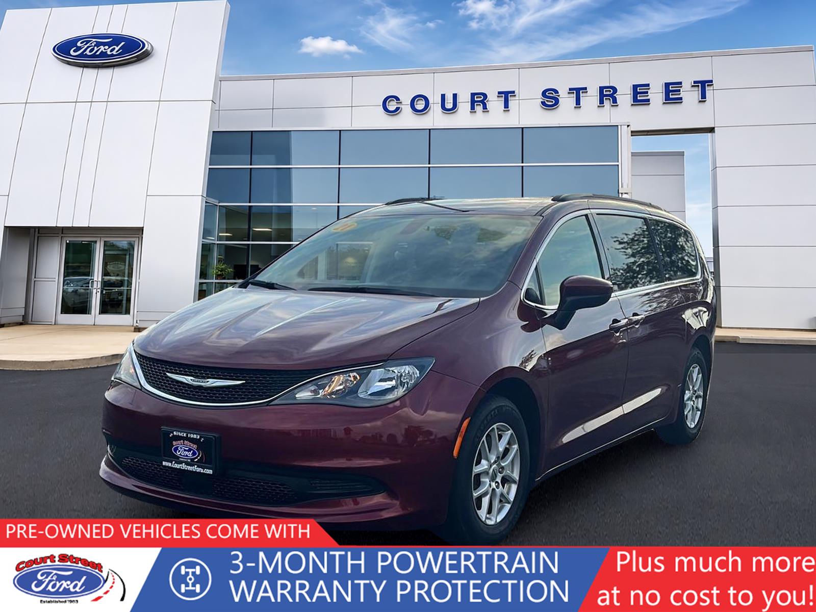 Velvet Red Pearlcoat 2021 Chrysler Voyager Minivan Front-Wheel Drive 9-Speed Automatic