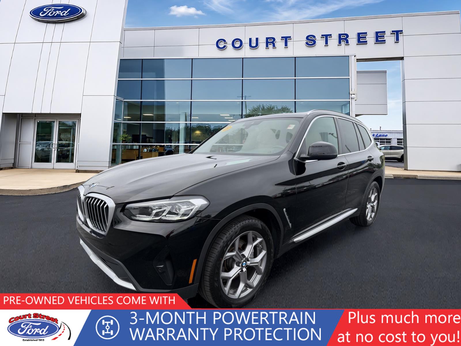 Jet Black 2023 BMW X3 SUV / Crossover All-Wheel Drive Automatic