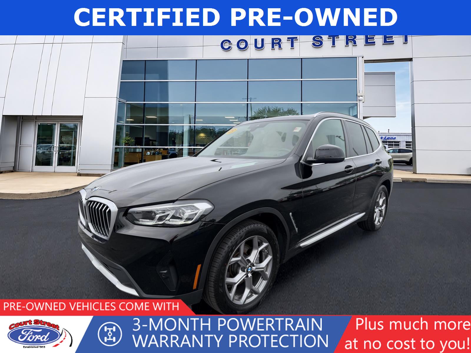 Jet Black 2023 BMW X3 SUV / Crossover All-Wheel Drive Automatic
