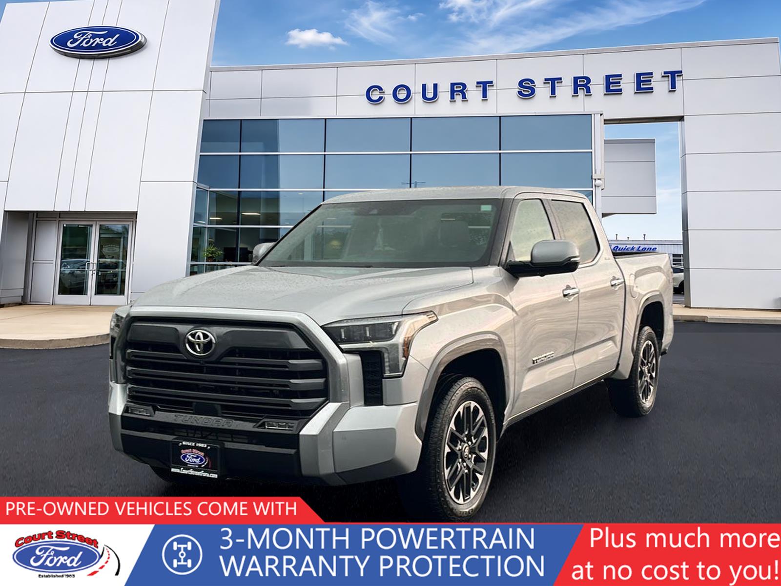 Celestial Silver Metallic 2025 Toyota Tundra Pickup Truck Four-Wheel Drive Automatic
