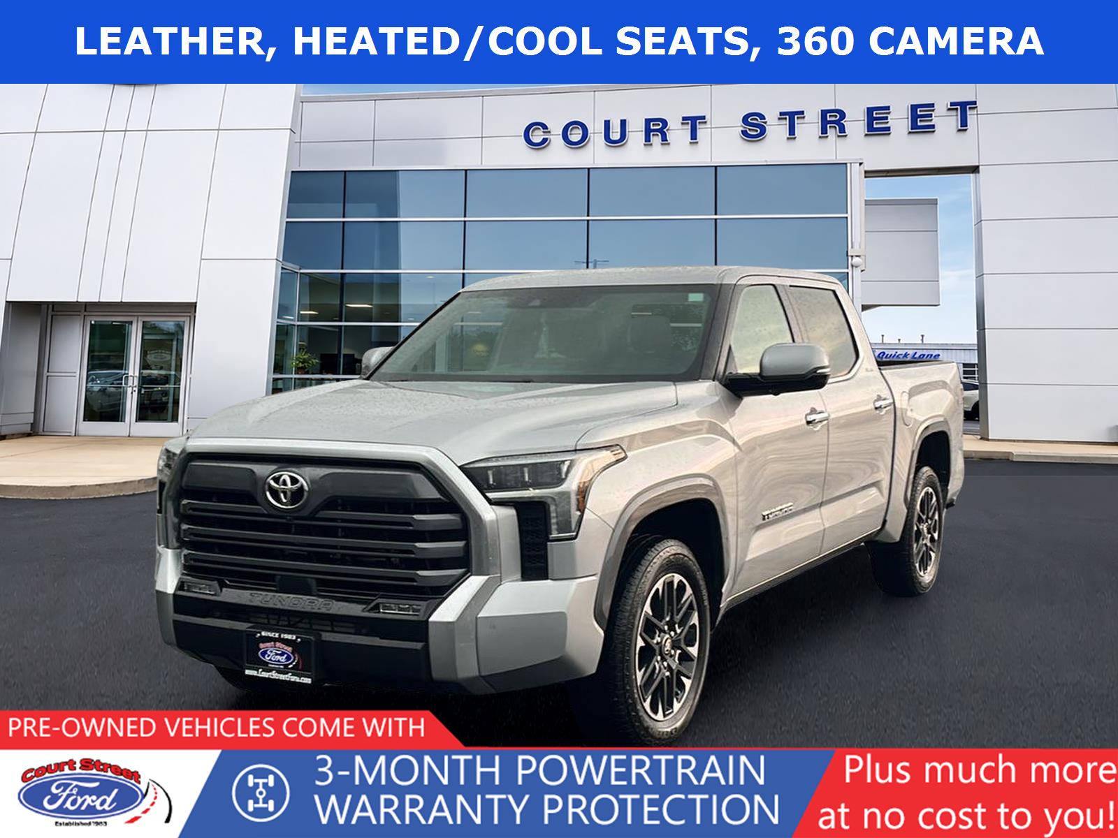 Celestial Silver Metallic 2025 Toyota Tundra Pickup Truck Four-Wheel Drive Automatic