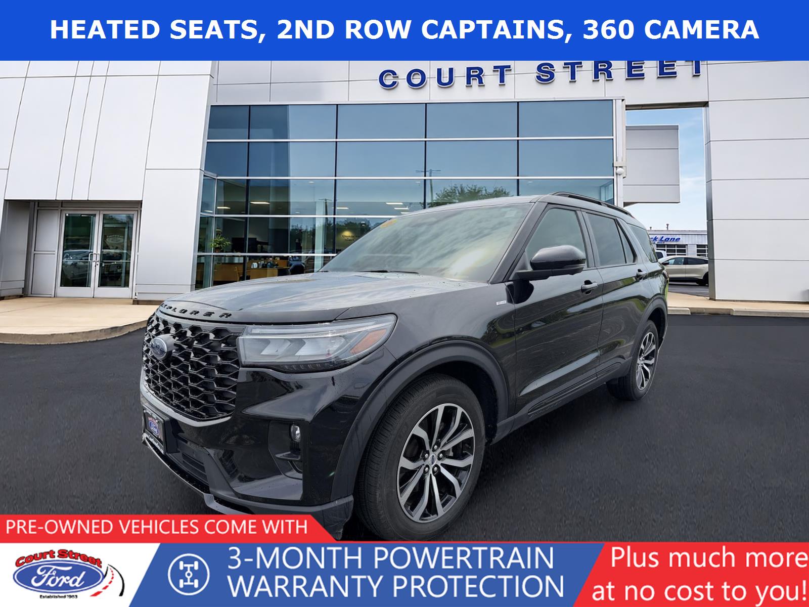 Agate Black 2026 Ford Explorer SUV / Crossover All-Wheel Drive Automatic