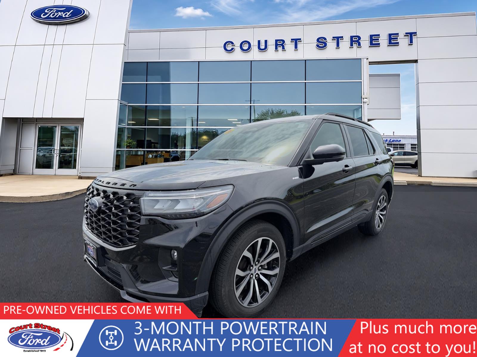 Agate Black 2026 Ford Explorer SUV / Crossover All-Wheel Drive Automatic