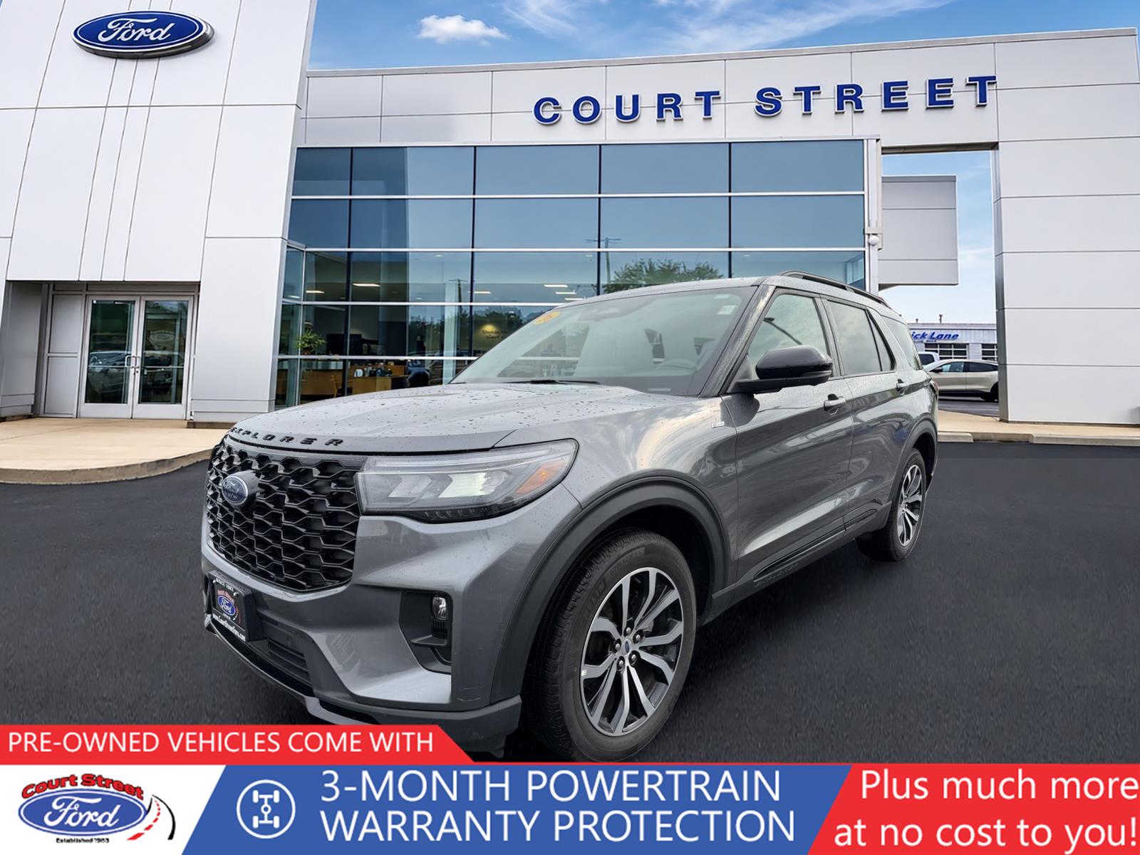 Carbonized Gray 2026 Ford Explorer SUV / Crossover All-Wheel Drive Automatic