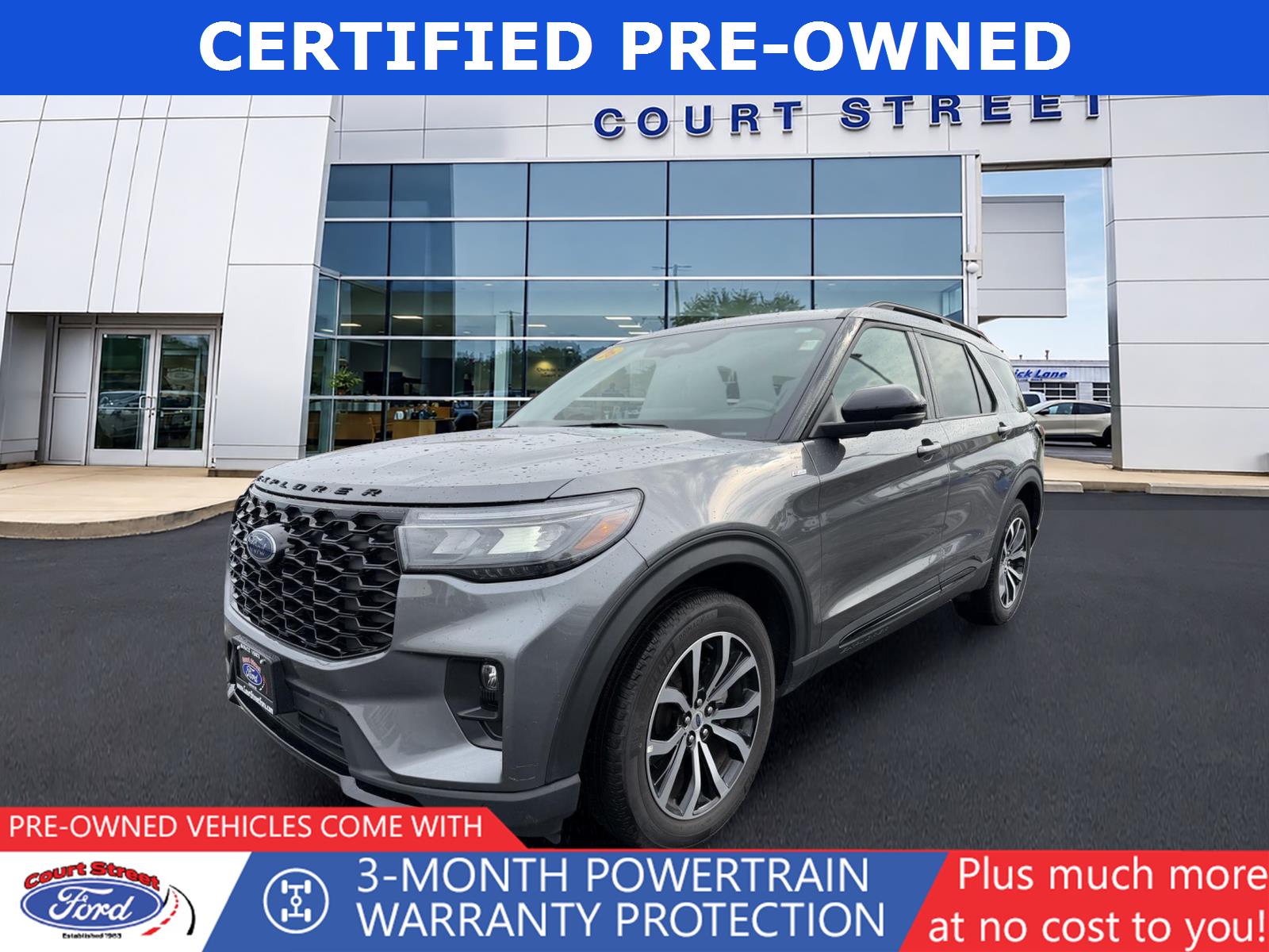 Carbonized Gray 2026 Ford Explorer SUV / Crossover All-Wheel Drive Automatic