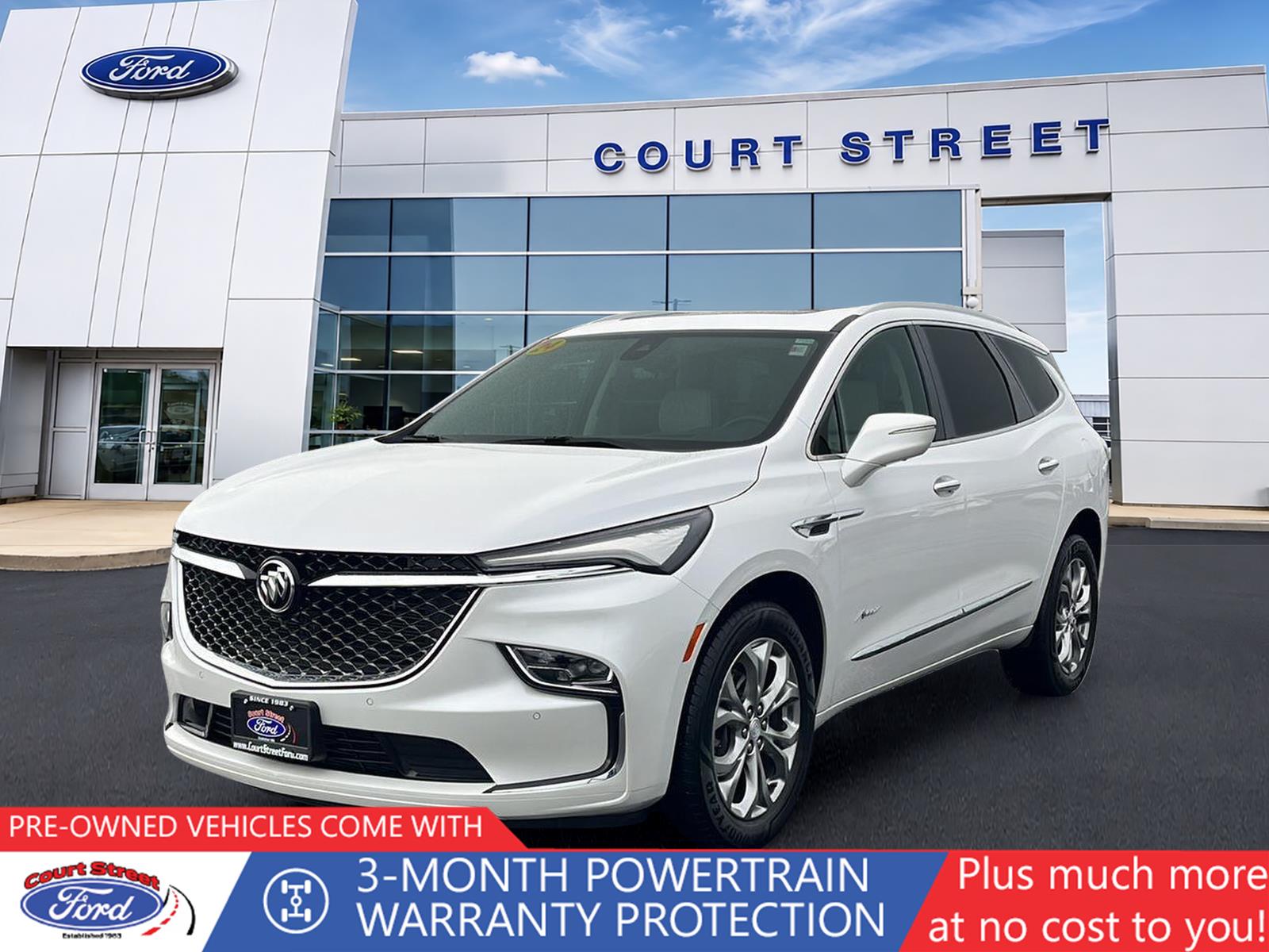 White Frost Tricoat 2024 Buick Enclave SUV / Crossover Four-Wheel Drive 9-Speed Automatic