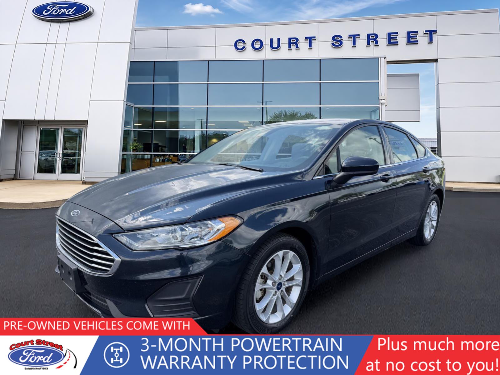 Alto Blue Metallic Tinted Clearcoat 2020 Ford Fusion Sedan Front-Wheel Drive 6-Speed Automatic