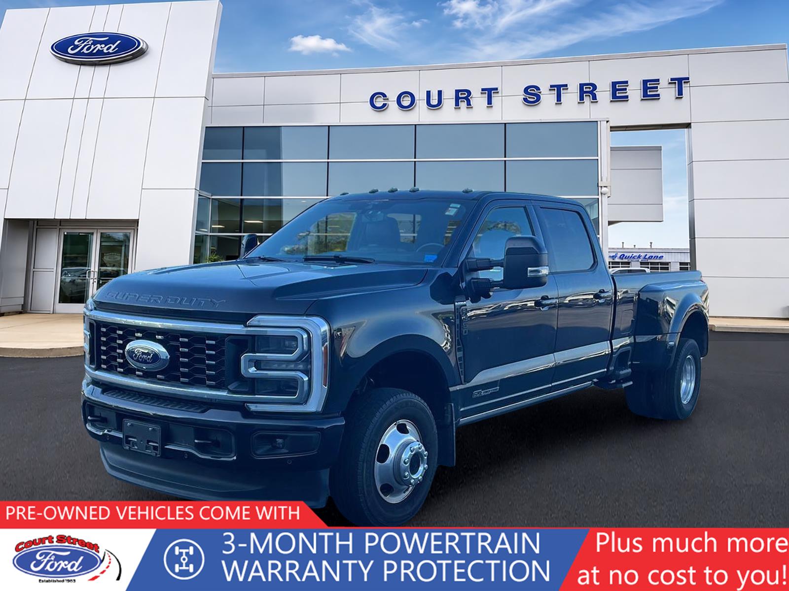 Agate Black 2025 Ford F-350 Super Duty Pickup Truck Four-Wheel Drive Automatic