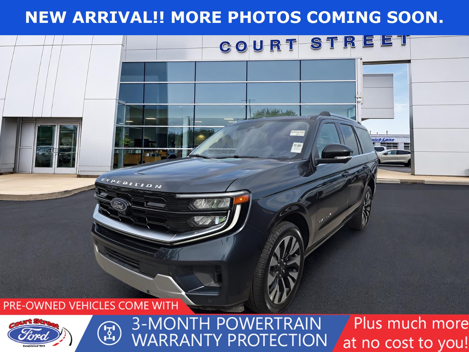 Stone Blue 2025 Ford Expedition SUV / Crossover Four-Wheel Drive Automatic