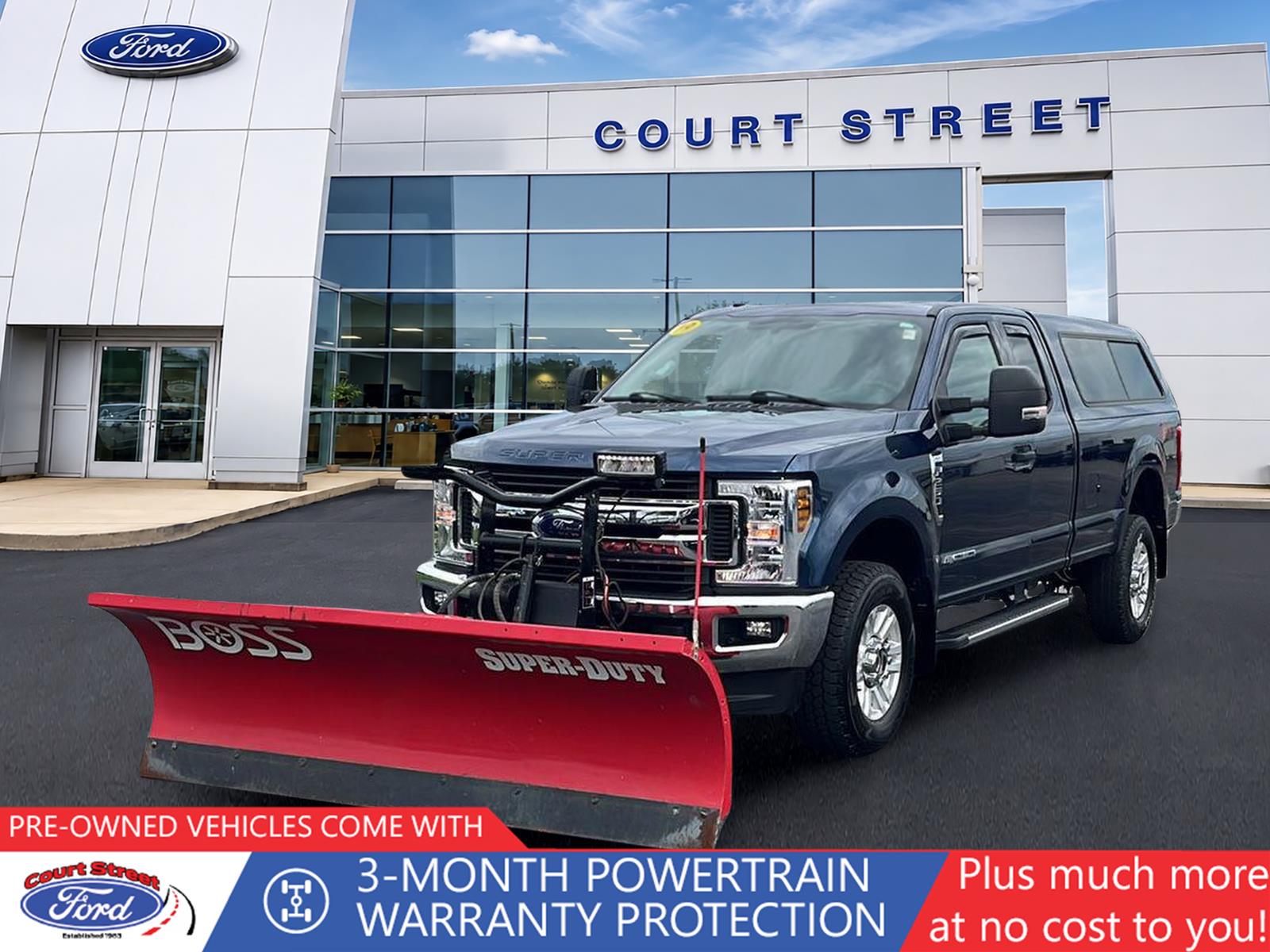 Blue Jeans 2019 Ford F-250 Super Duty Pickup Truck Four-Wheel Drive 6-Speed Automatic