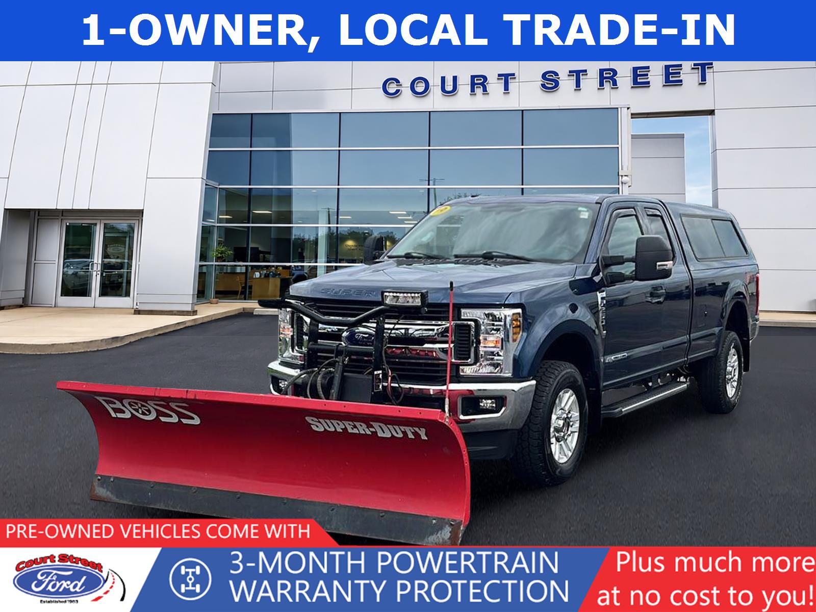 Blue Jeans 2019 Ford F-250 Super Duty Pickup Truck Four-Wheel Drive 6-Speed Automatic