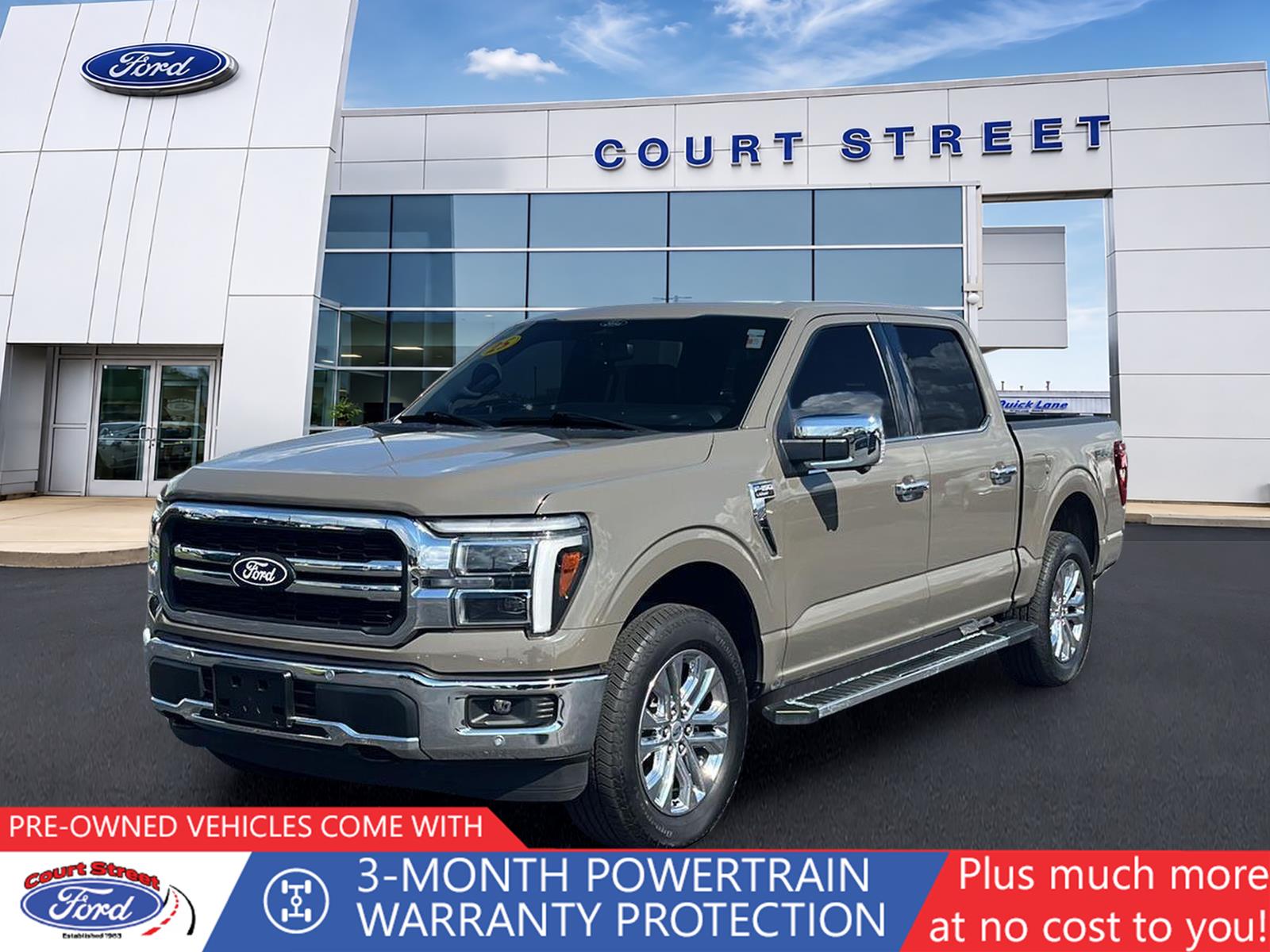 Marsh Gray 2025 Ford F-150 Pickup Truck Four-Wheel Drive Automatic