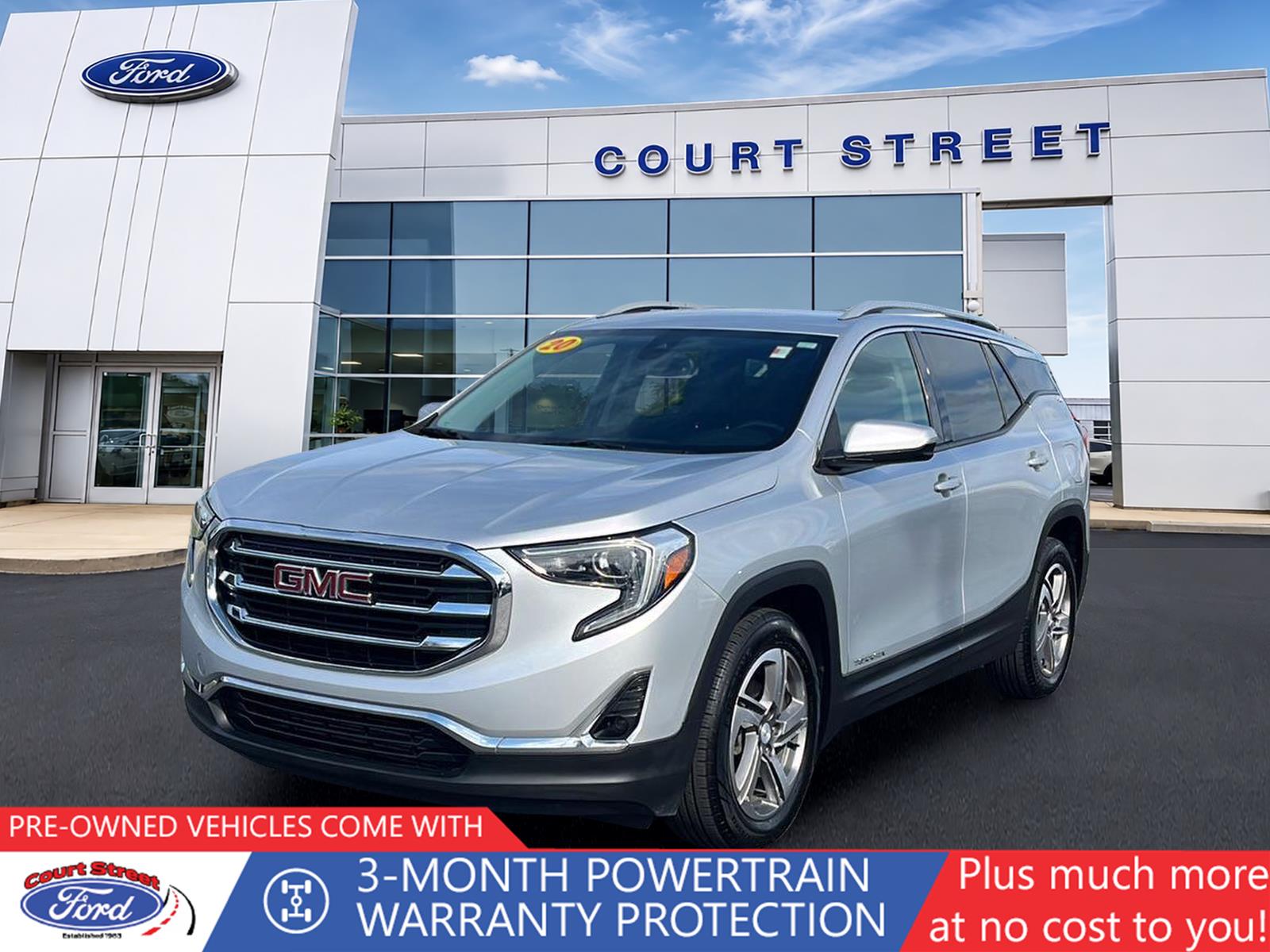 Quicksilver Metallic 2020 GMC Terrain SUV / Crossover Front-Wheel Drive 9-Speed Automatic Overdrive
