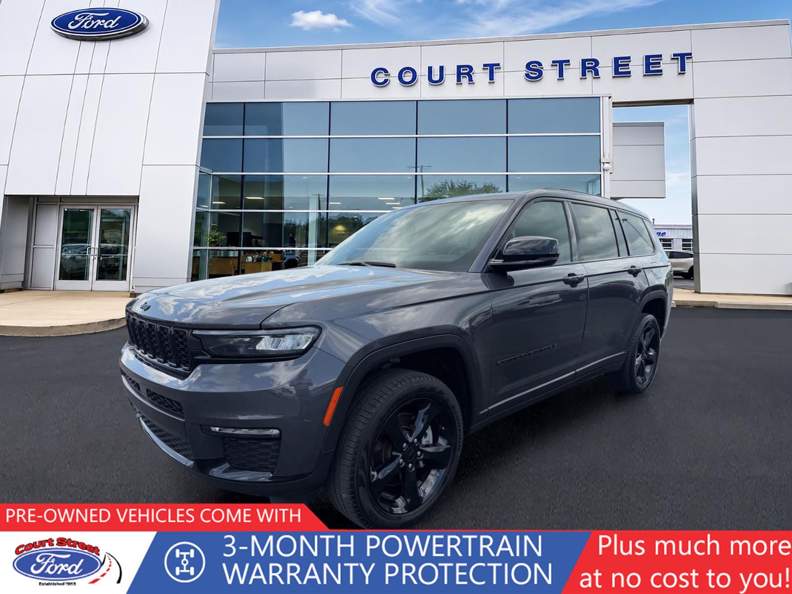 Baltic Gray Metallic Clearcoat 2024 Jeep Grand Cherokee L SUV / Crossover Four-Wheel Drive 8-Speed Automatic