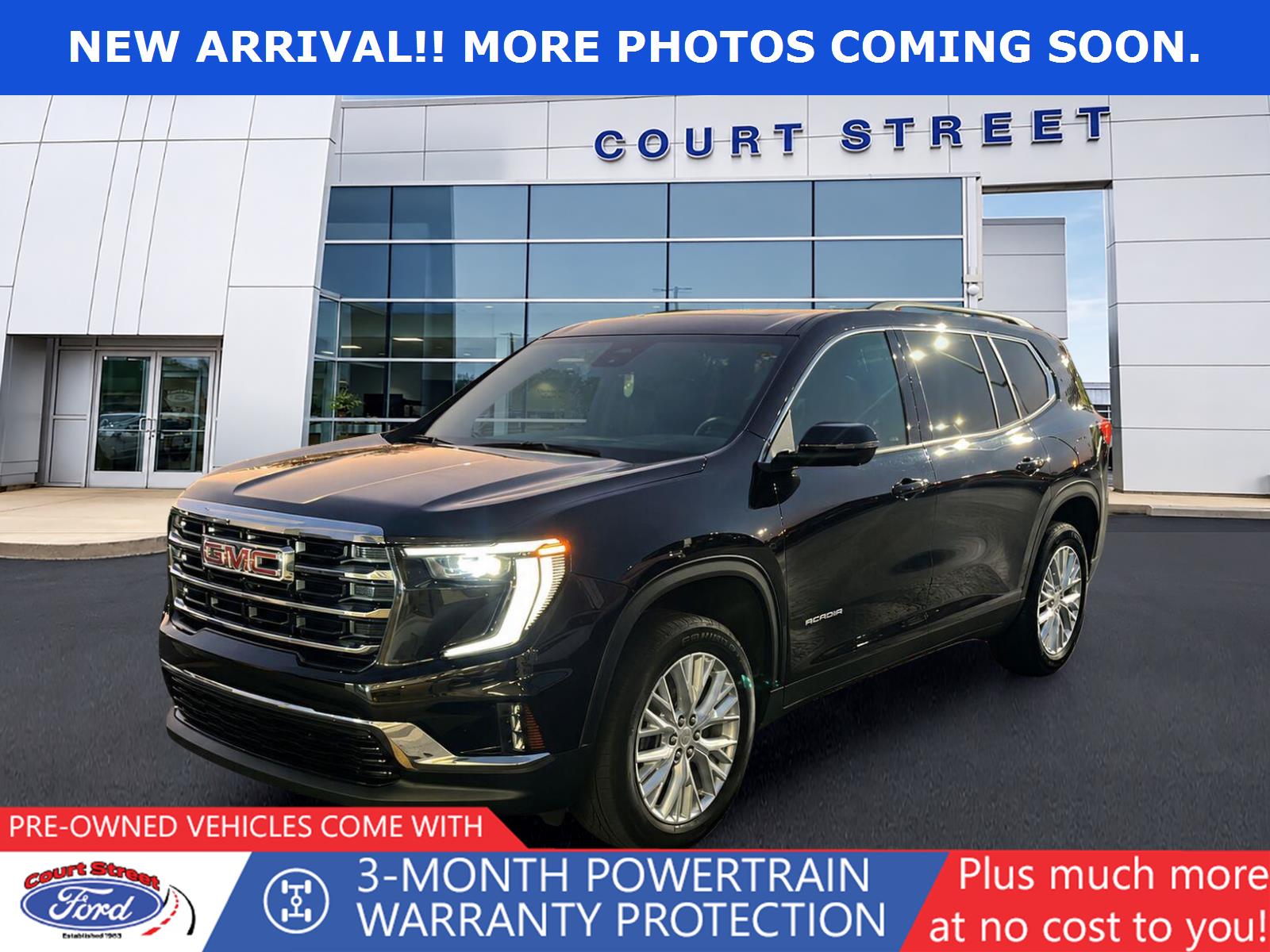Black (Ebony Twilight Metallic) 2024 GMC Acadia SUV / Crossover Four-Wheel Drive 8-Speed Automatic