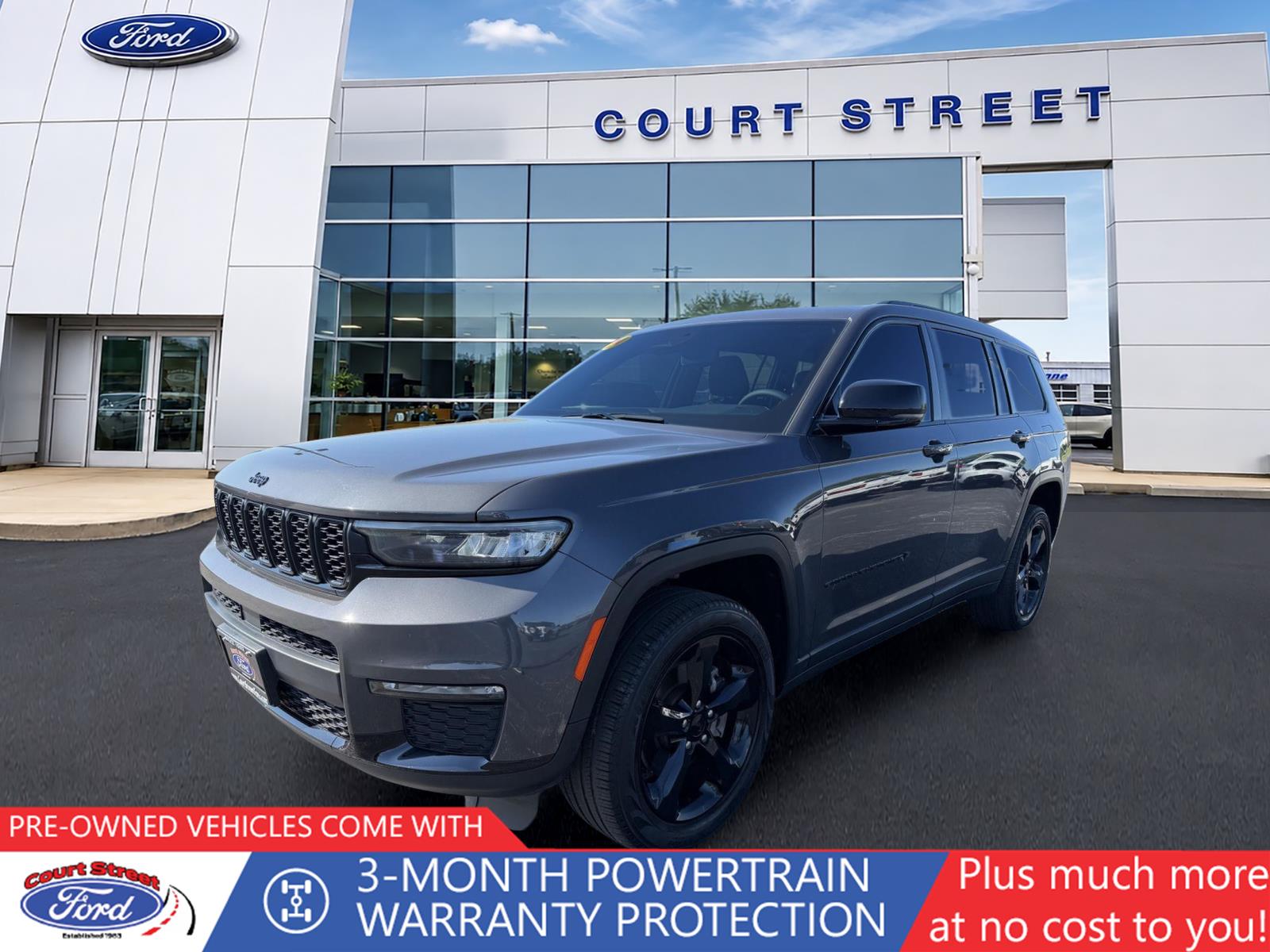 Baltic Gray Metallic Clearcoat 2024 Jeep Grand Cherokee L SUV / Crossover Four-Wheel Drive 8-Speed Automatic