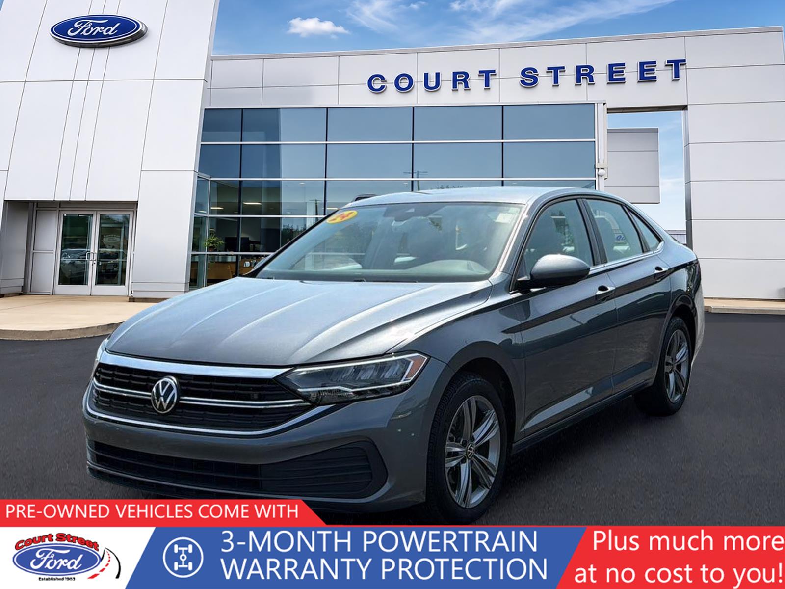 Platinum Gray Metallic 2024 Volkswagen Jetta Sedan Front-Wheel Drive Automatic