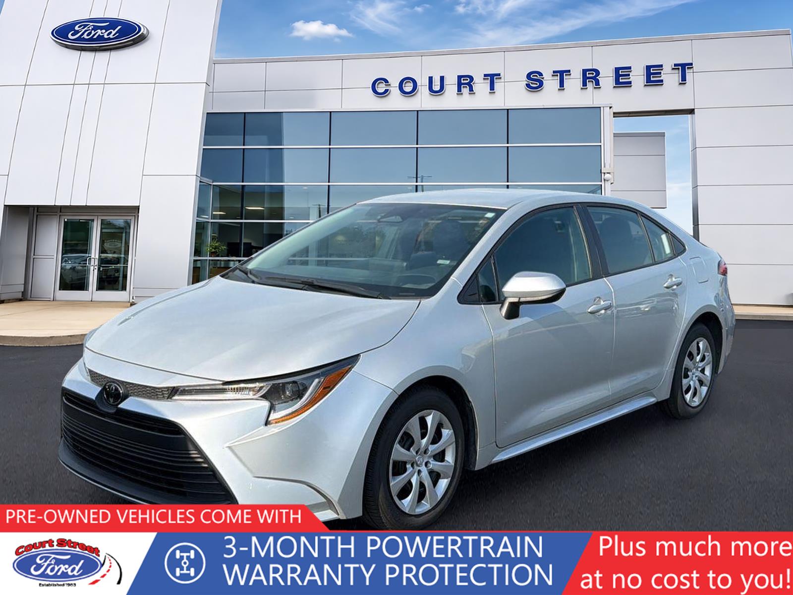 Classic Silver Metallic 2025 Toyota Corolla Sedan Front-Wheel Drive Continuously Variable Transmission