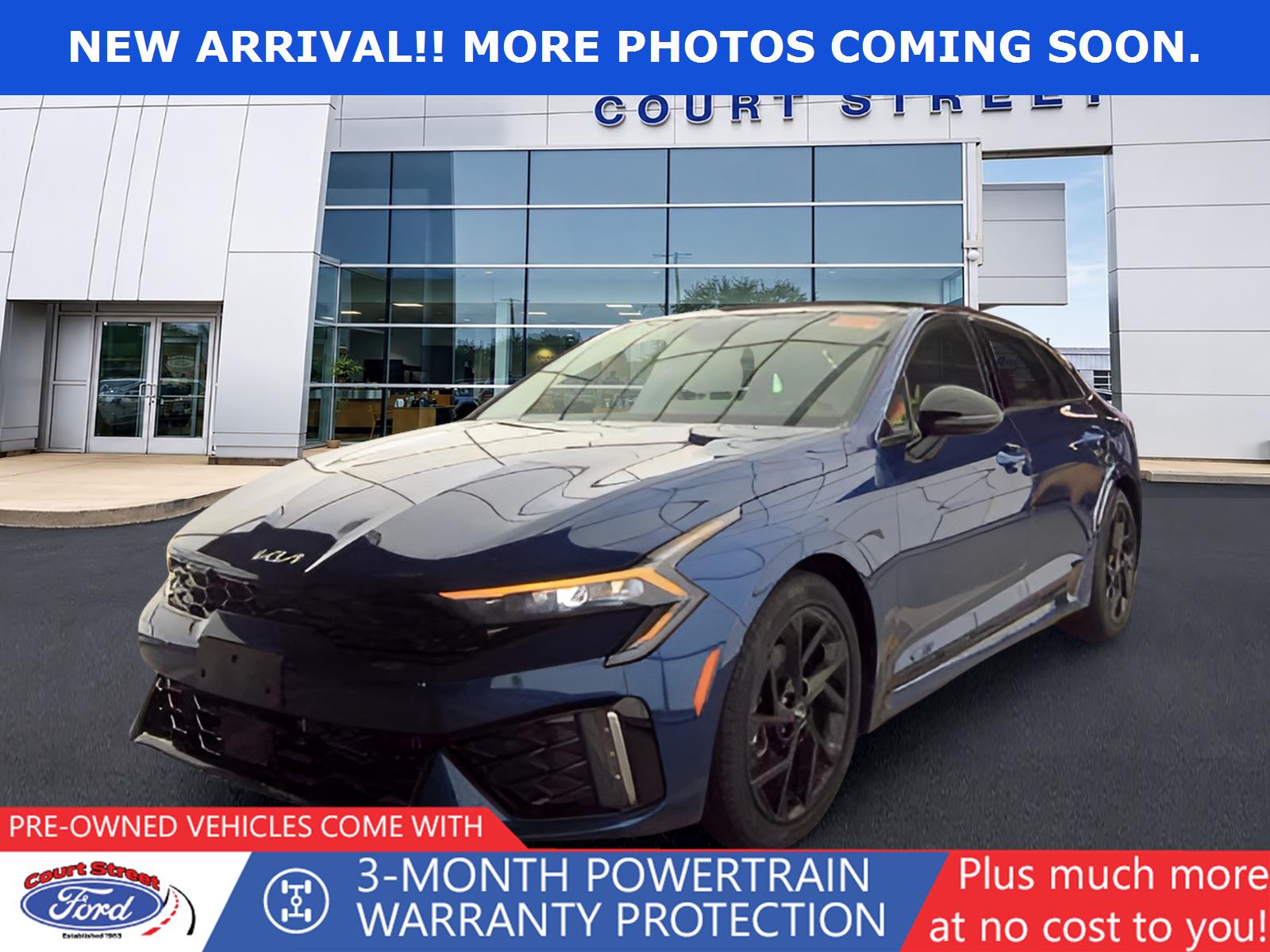 Yacht Blue 2026 Kia K5 Sedan Front-Wheel Drive 8-Speed Automatic